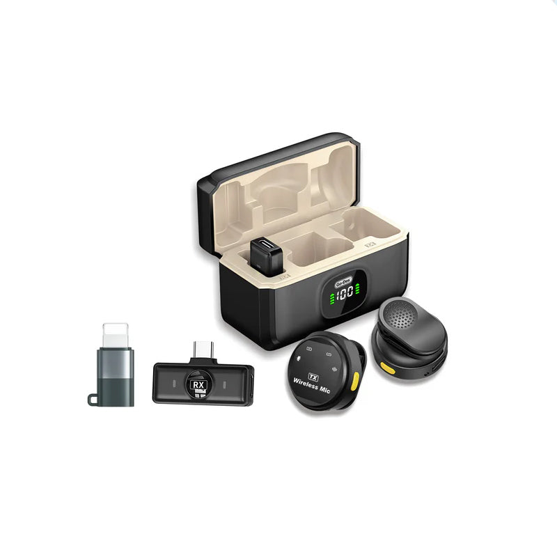 Go Des GD-WS305 2in1 Type-C Şarj Portlu Kablosuz Yaka Mikrofonu Go Des GD-WS305 2in1 Type-C Şarj Portlu Kablosuz Yaka Mikrofonu